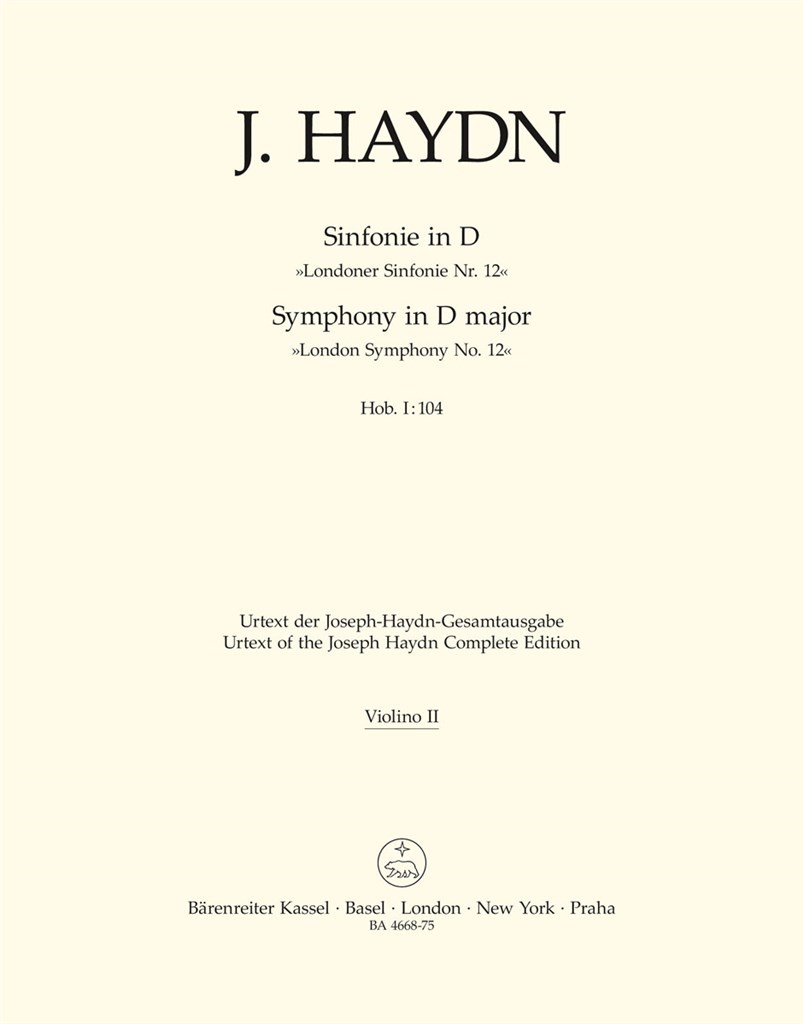 Symphony in D major No. 104